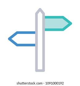 direction flag board 