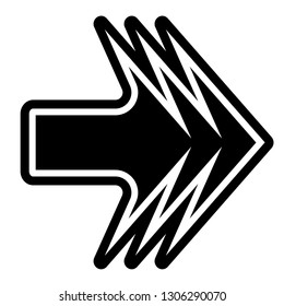 direction of the forward arrow