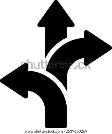 direction glyph icon illustration vector