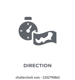 Direction icon. Direction design concept from Camping collection. Simple element vector illustration on white background.