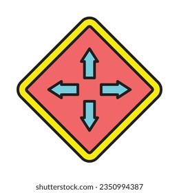 Direction Icon Design For Personal And Commercial Use