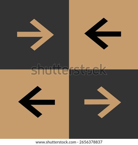 Direction icon design set for your website