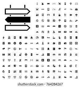 Direction icon illustration isolated vector. airport icons set for web and mobile.