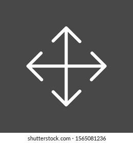 direction icon isolated on abstract background
