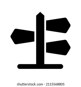 Direction icon isolated on white background