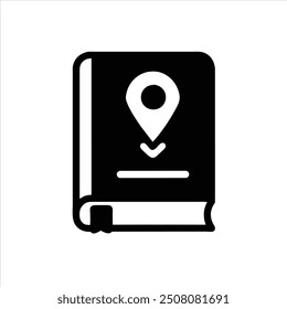 direction icon. line art and editable stroke.