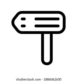 Leitungs-Symbol oder Logo einzeln auf Zeichen, Vektorgrafik - hochwertige Vektorsymbole in schwarzem Stil
