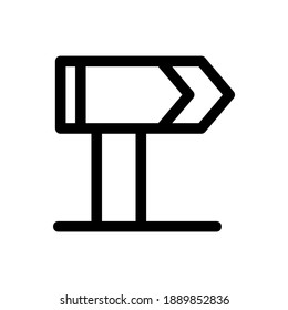 icono de dirección o logotipo símbolo de signo aislado ilustración vectorial - iconos vectoriales de estilo negro de alta calidad

