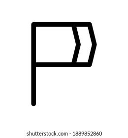 icono de dirección o logotipo símbolo de signo aislado ilustración vectorial - iconos vectoriales de estilo negro de alta calidad
