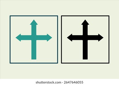Direction icon. icon related to UI elements. suitable for web site, app, user interfaces,element, printable etc. solid icon style. simple vector design editable