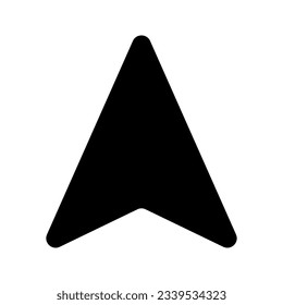 Icono de dirección. signo para el concepto móvil y color de diseño web editable