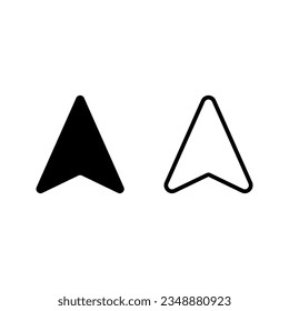 Direction icon. sign for mobile concept and web design color editable