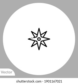 Direction icon sign vector,Symbol, logo illustration for web and mobile