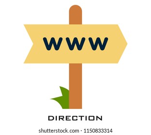 Direction icon signs