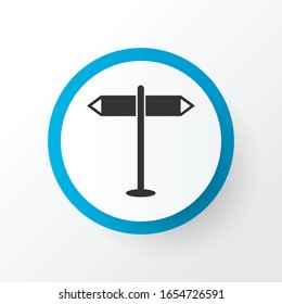 Direction icon symbol. Premium quality isolated signpost element in trendy style.