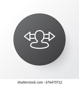 Direction Icon Symbol. Premium Quality Isolated Reverse Element In Trendy Style.