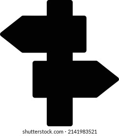 Direction Icon, Travel Sign And Symbol Isolated On White Background.
