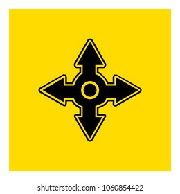 direction icon vector