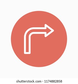 direction icon vector