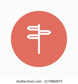 direction icon vector
