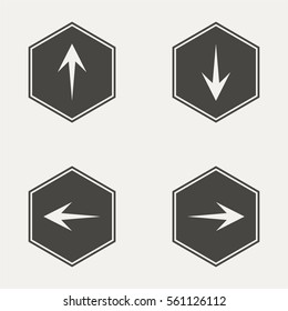 direction icon vector