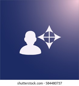 direction icon vector