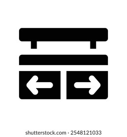 Icono del glifo del Vector para su Sitio web, móvil, presentación, y diseño del logotipo.