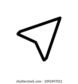 direction  icon vector illustration