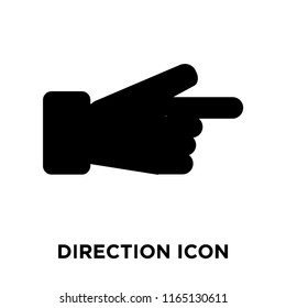Direction icon vector isolated on white background, Direction transparent sign , navigation symbols