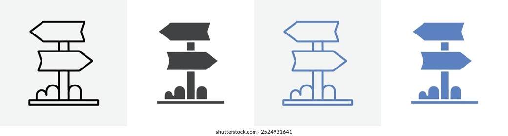 direction icon vector set use for web