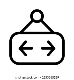Direction Icon Vector Symbol Design Illustration