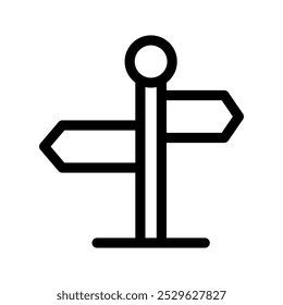 Direction Icon Vector Symbol Design Illustration