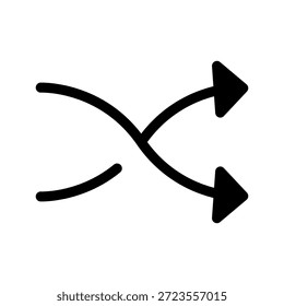 Direction Icon Vector Symbol Design Illustration