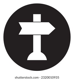 direction icon vector template illustration logo design