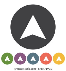 Direction icons. Vector illustration.

