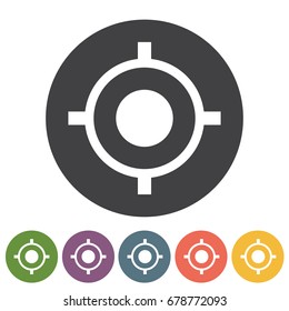 Direction icons. Vector illustration.

