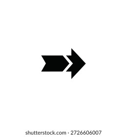 Direction Indicator Illustration Featuring Arrow Symbol on White Background