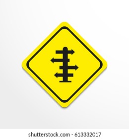 Direction indicator. Symbol. Vector icon.