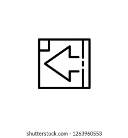 Direction Left Arrow Icon , App User Interface Essential