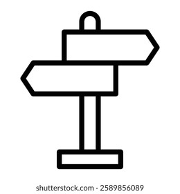 Direction Line Icon Design For Personal And Commercial Use