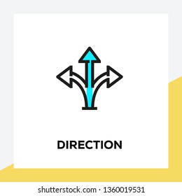DIRECTION LINE ICON SET