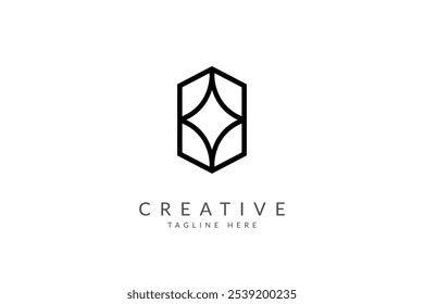Ilustración vectorial de diseño de logotipo de dirección 