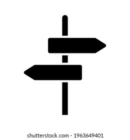 Direction, navigation, route, post sign icon vector image. Can also be used for Web Marketing. Suitable for use on web apps, mobile apps and print media.