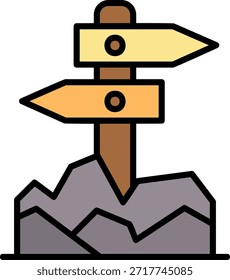 Dirección Nuevo Vector de diseño de iconos creativos