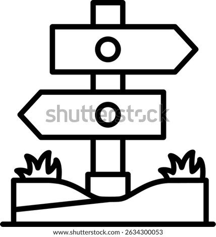 Direction New Creative Icon Design Vector