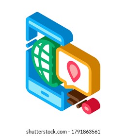 Direction Plates Signpost Icon Vector. Isometric Wooden Signpost With Arrow Nameplates, Road Guidepost sign. color isolated symbol illustration