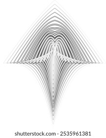 direction pointed arrow, grayscale abstract