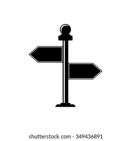 direction pole icon