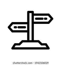 icono de dirección o logotipo símbolo de signo aislado ilustración vectorial - iconos vectoriales de estilo negro de alta calidad
