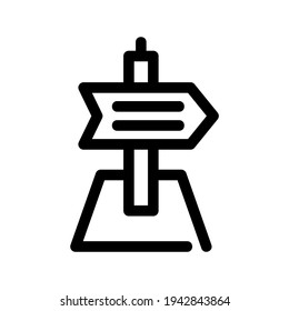 icono de dirección o logotipo símbolo de signo aislado ilustración vectorial - iconos vectoriales de estilo negro de alta calidad
